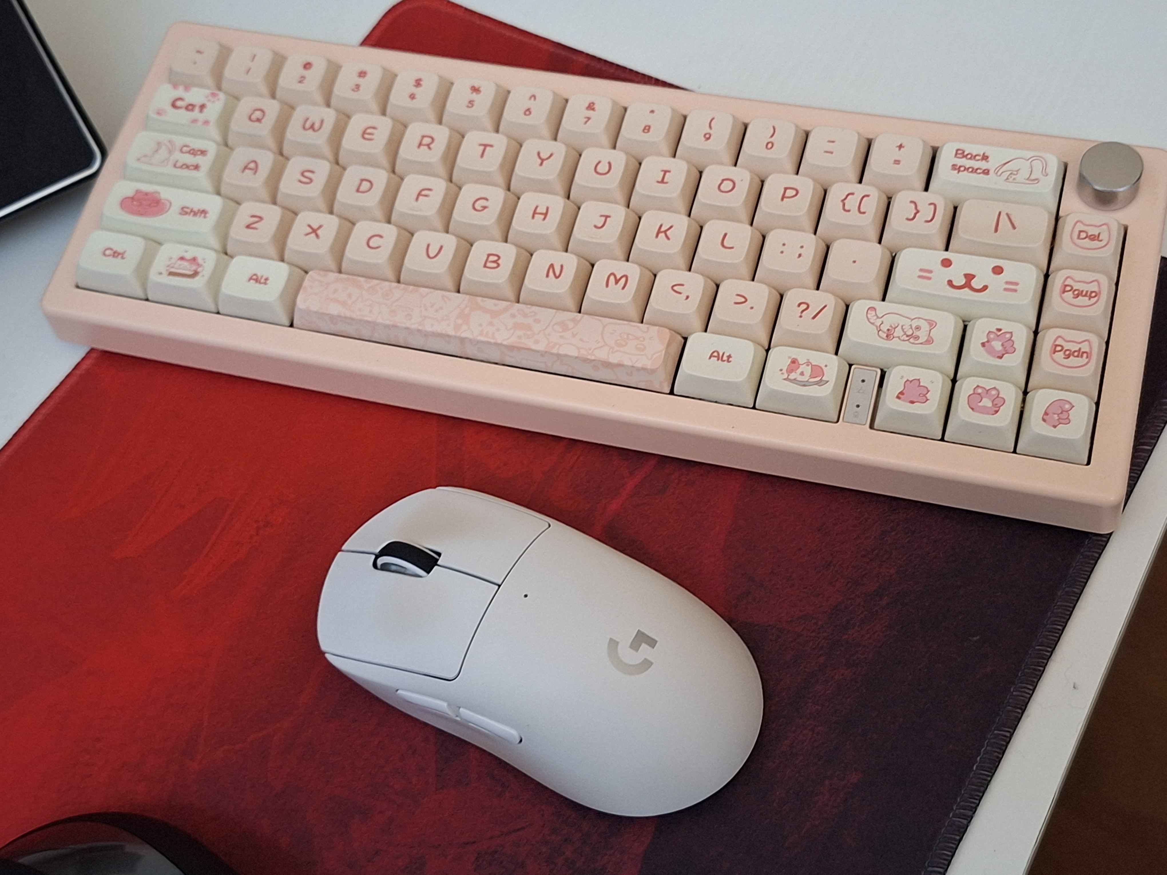 Gmk67 custom keyboard, logitech G pro x superlight mouse
